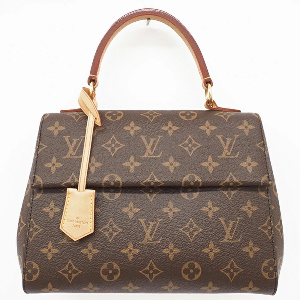 Louis Vuitton Cluny Monogram Handbag Brown